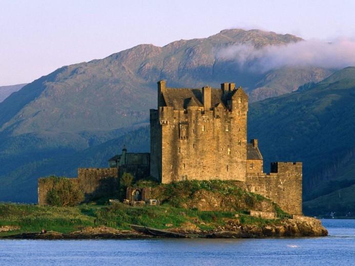 Фото замка в Шотландии